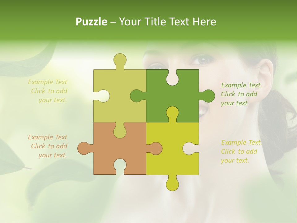 Face Care Green PowerPoint Template