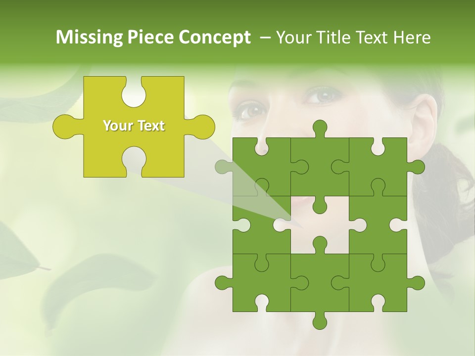 Face Care Green PowerPoint Template