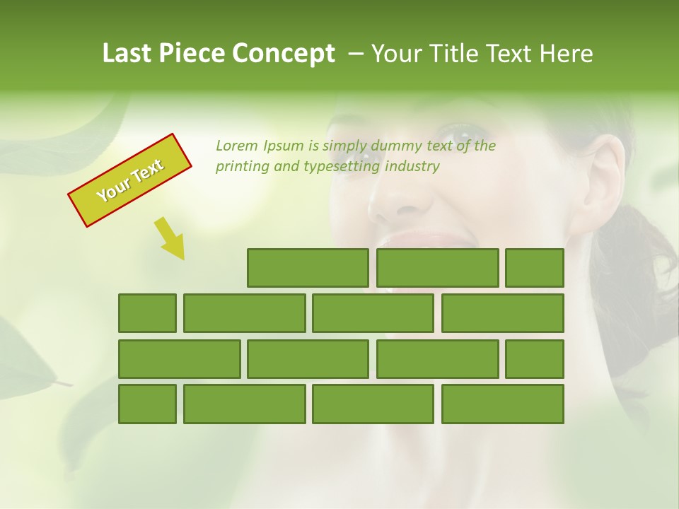 Face Care Green PowerPoint Template