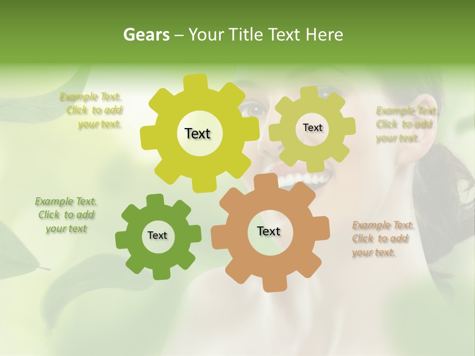 Face Care Green PowerPoint Template