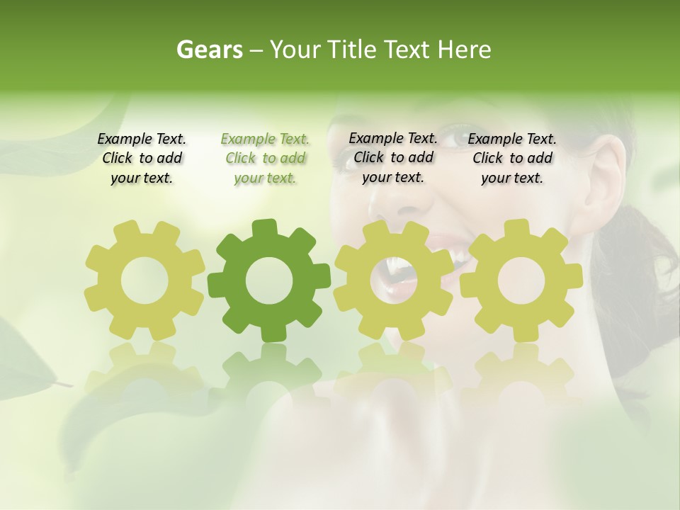 Face Care Green PowerPoint Template