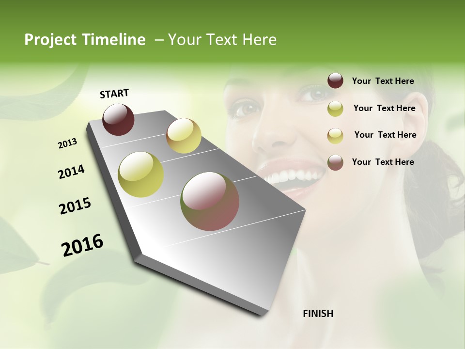 Face Care Green PowerPoint Template