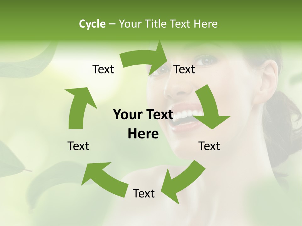 Face Care Green PowerPoint Template