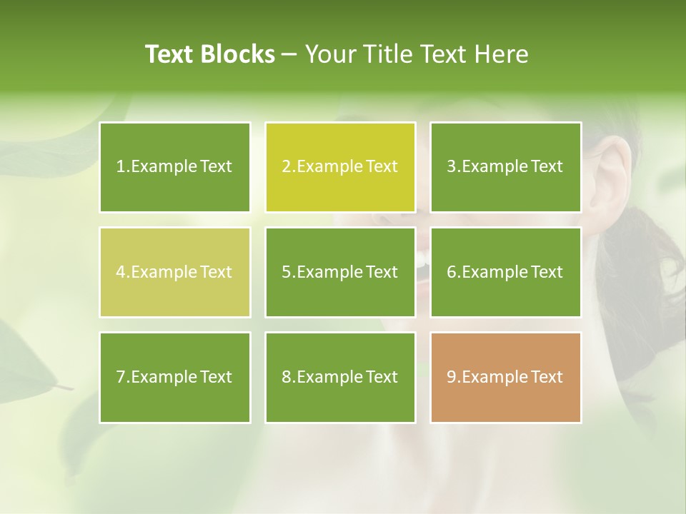 Face Care Green PowerPoint Template