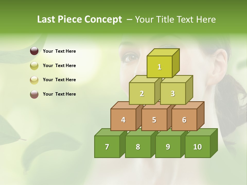 Face Care Green PowerPoint Template