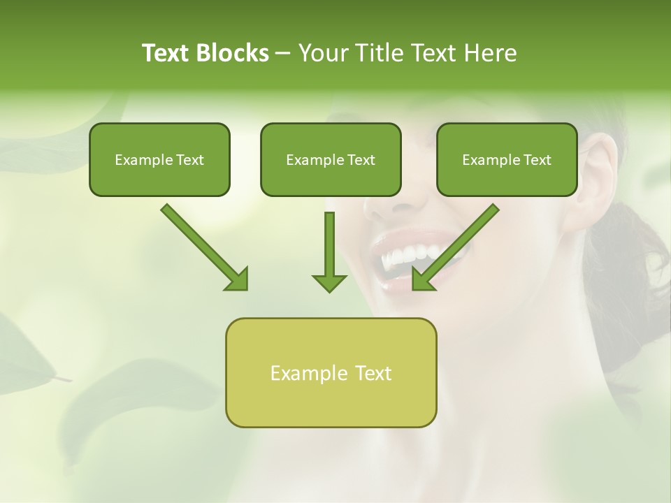 Face Care Green PowerPoint Template