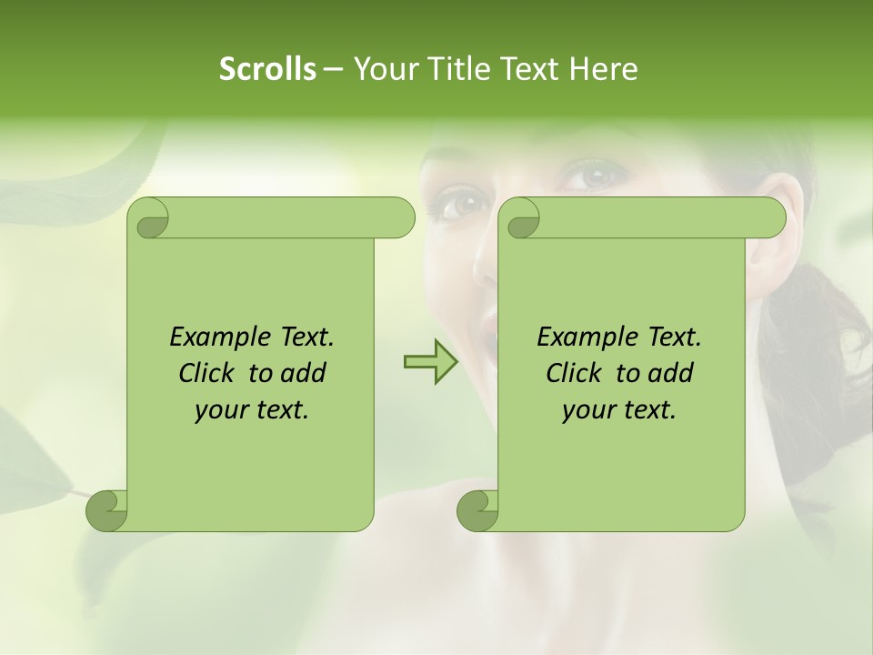 Face Care Green PowerPoint Template