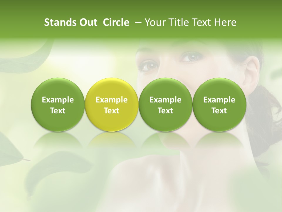 Face Care Green PowerPoint Template