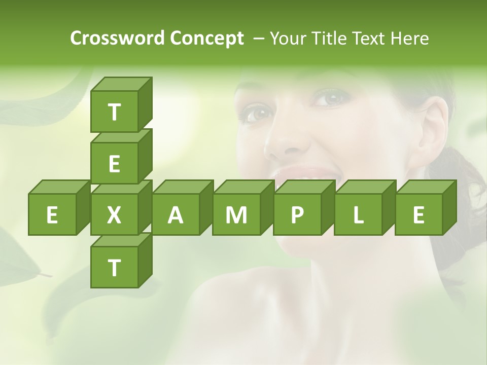 Face Care Green PowerPoint Template