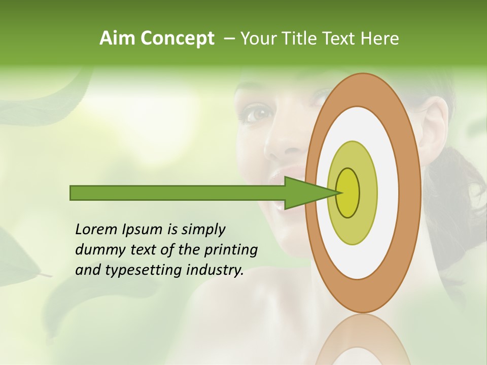 Face Care Green PowerPoint Template