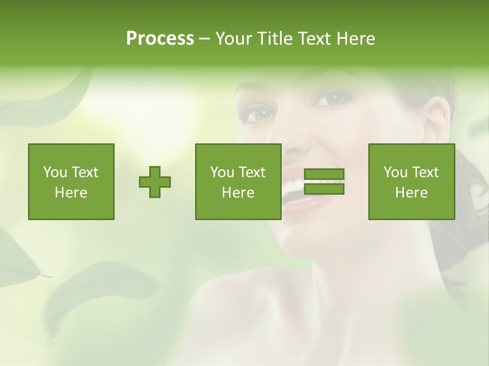 Face Care Green PowerPoint Template