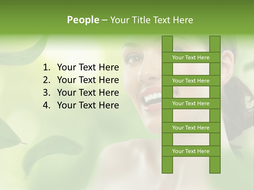 Face Care Green PowerPoint Template