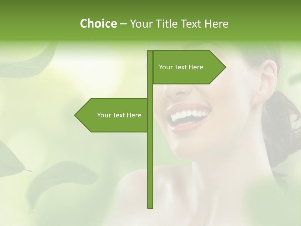 Face Care Green PowerPoint Template