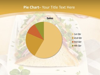 Ham Nobody Plate PowerPoint Template