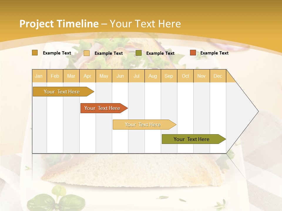 Ham Nobody Plate PowerPoint Template