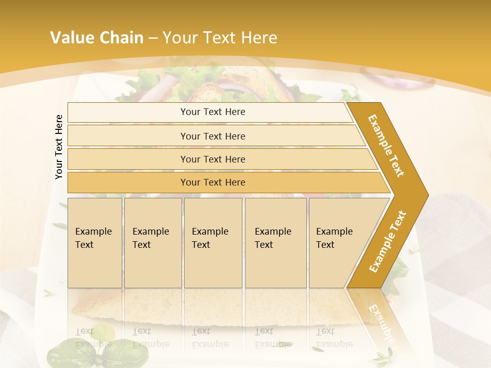 Ham Nobody Plate PowerPoint Template