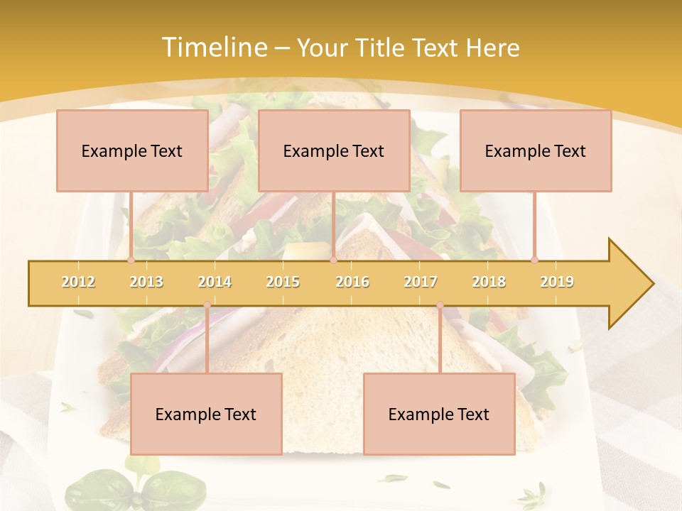 Ham Nobody Plate PowerPoint Template