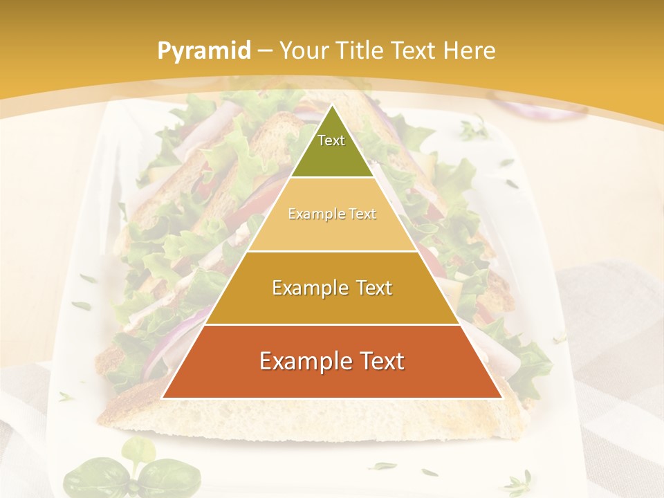 Ham Nobody Plate PowerPoint Template