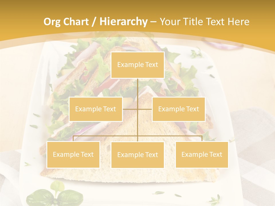 Ham Nobody Plate PowerPoint Template