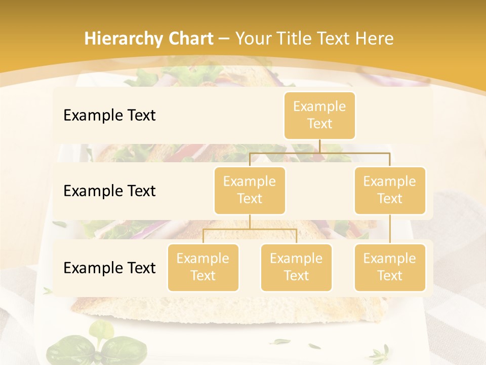 Ham Nobody Plate PowerPoint Template