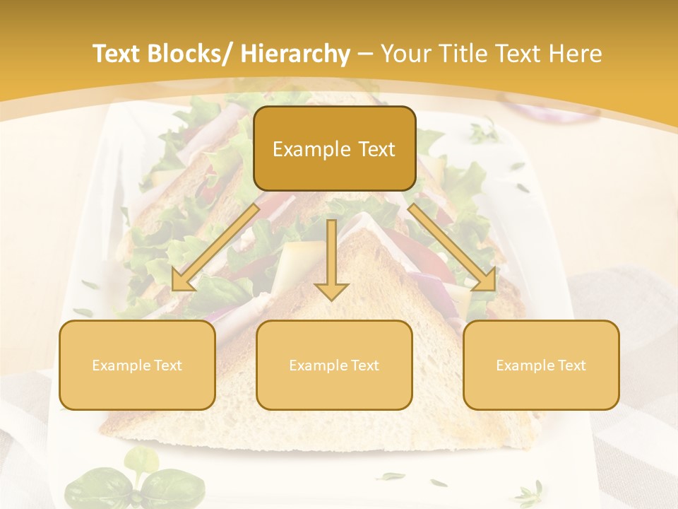 Ham Nobody Plate PowerPoint Template