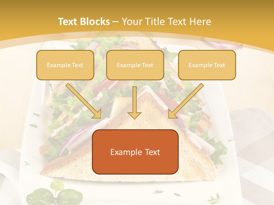 Ham Nobody Plate PowerPoint Template