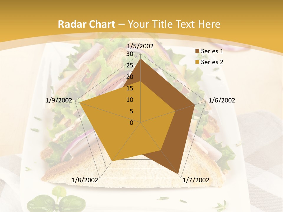 Ham Nobody Plate PowerPoint Template