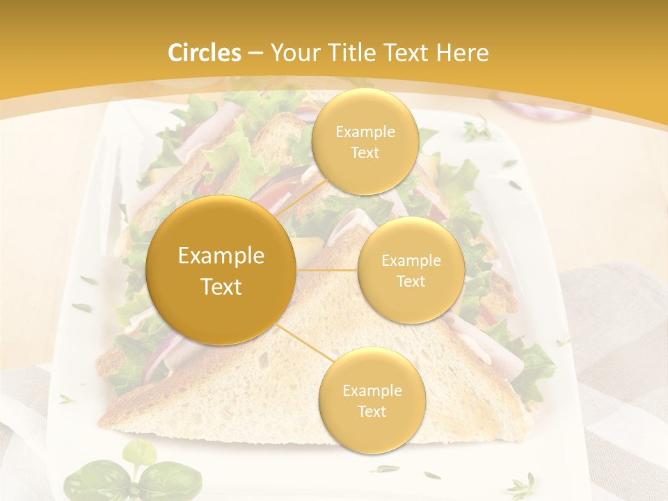 Ham Nobody Plate PowerPoint Template