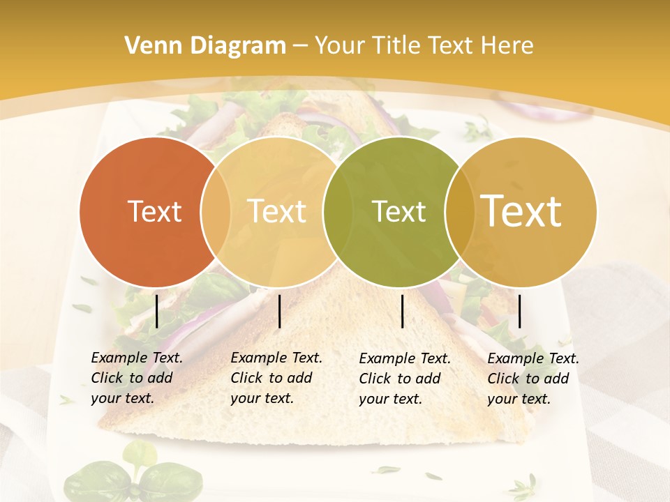 Ham Nobody Plate PowerPoint Template