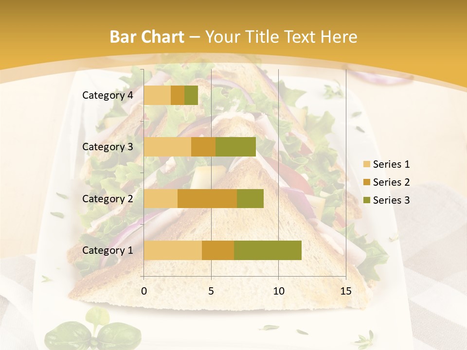 Ham Nobody Plate PowerPoint Template