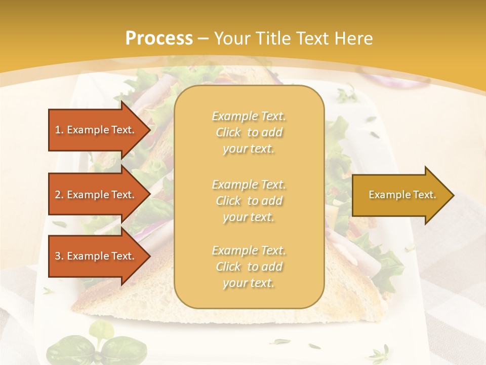 Ham Nobody Plate PowerPoint Template