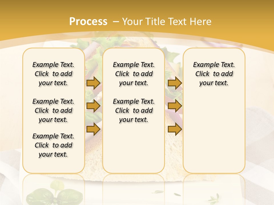 Ham Nobody Plate PowerPoint Template