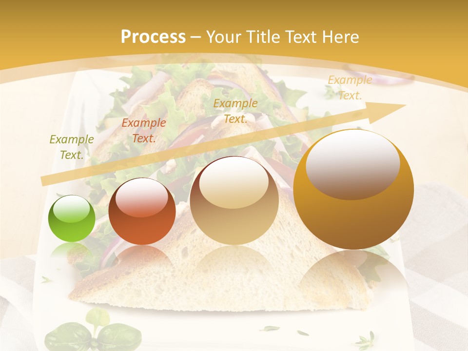 Ham Nobody Plate PowerPoint Template