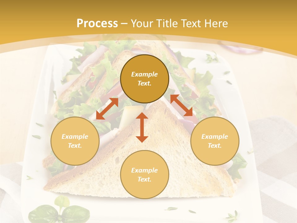 Ham Nobody Plate PowerPoint Template