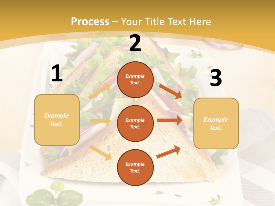 Ham Nobody Plate PowerPoint Template
