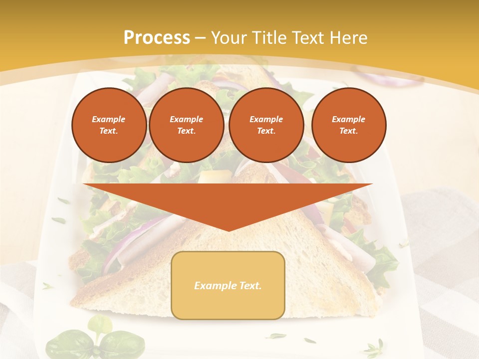 Ham Nobody Plate PowerPoint Template