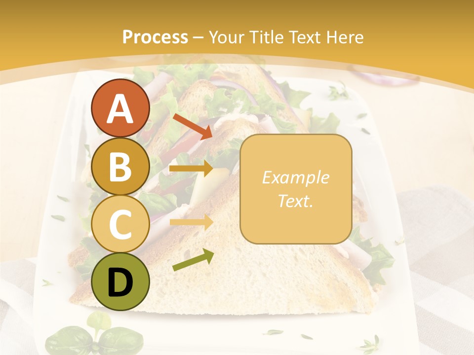 Ham Nobody Plate PowerPoint Template