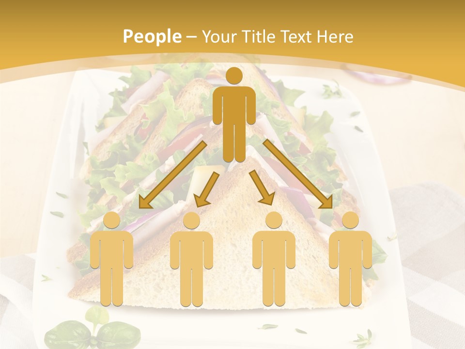 Ham Nobody Plate PowerPoint Template