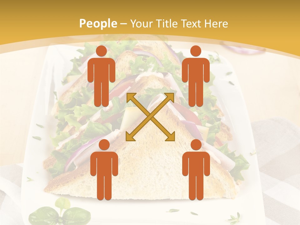 Ham Nobody Plate PowerPoint Template
