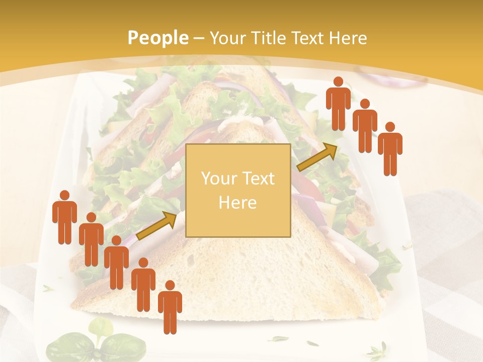 Ham Nobody Plate PowerPoint Template