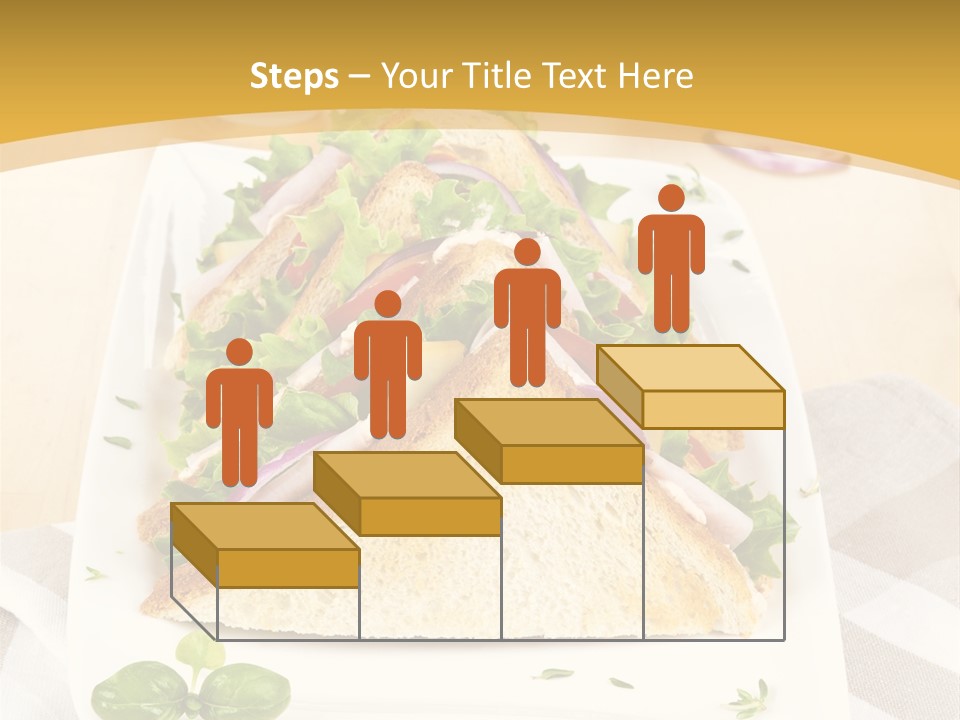 Ham Nobody Plate PowerPoint Template