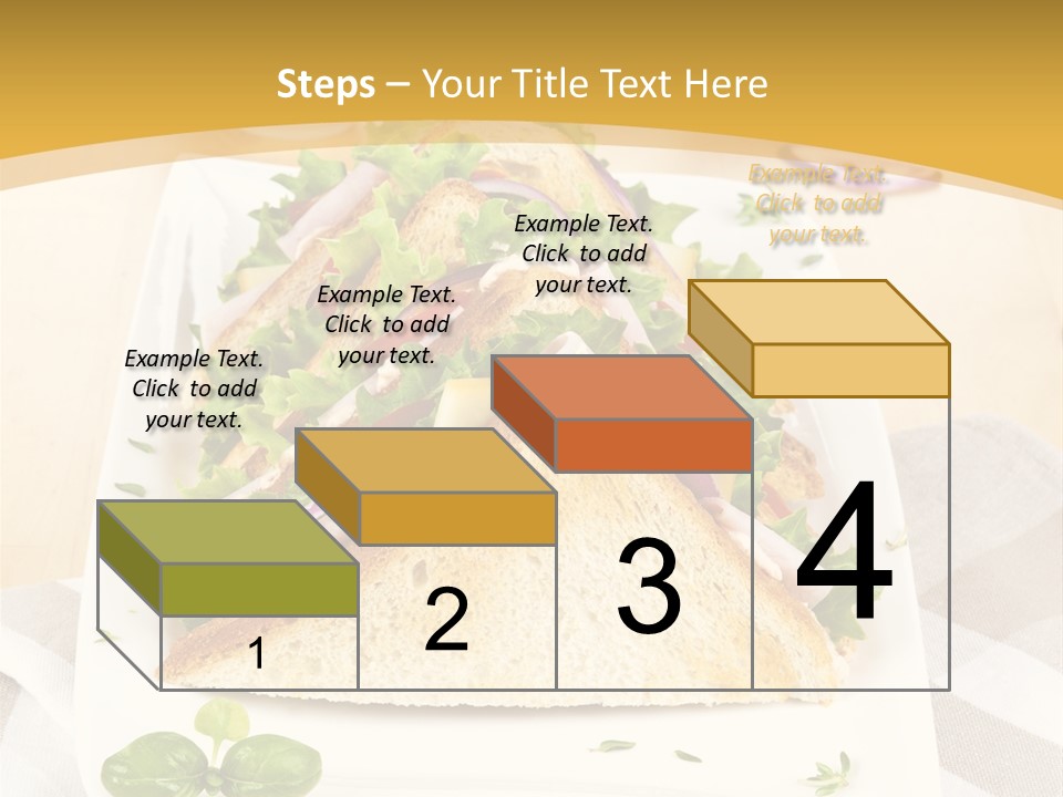 Ham Nobody Plate PowerPoint Template