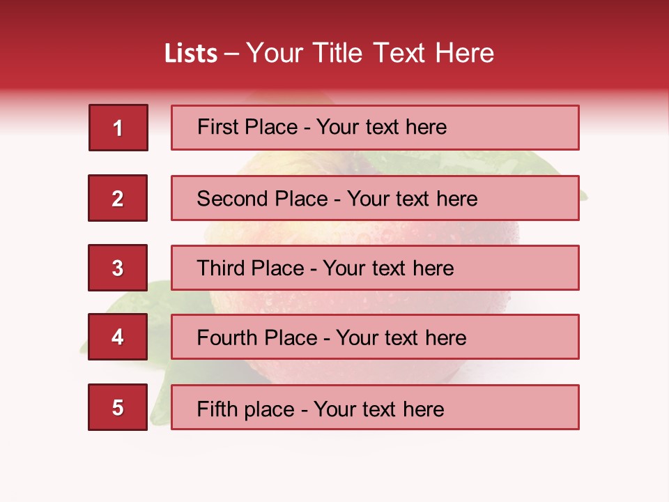 Water Natural Closeup PowerPoint Template