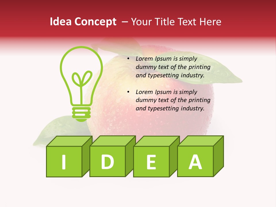 Water Natural Closeup PowerPoint Template