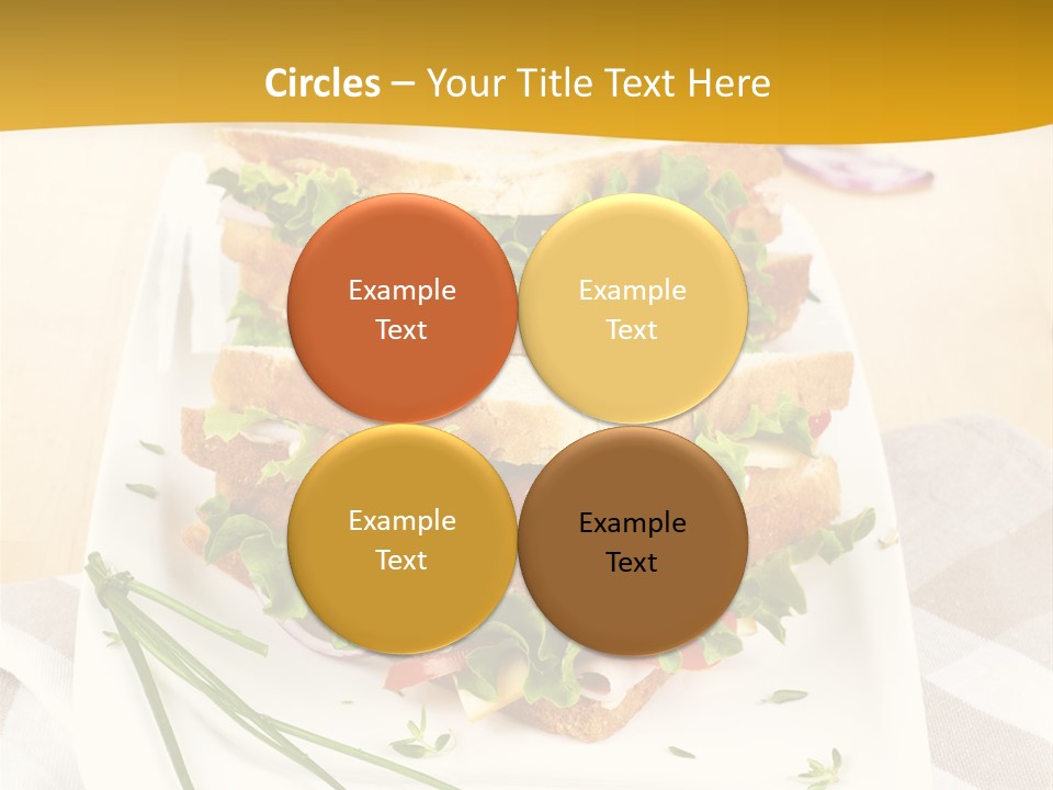 Tomato Salad Meal PowerPoint Template