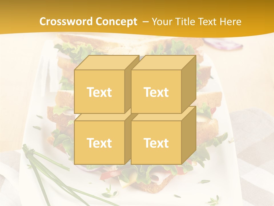 Tomato Salad Meal PowerPoint Template