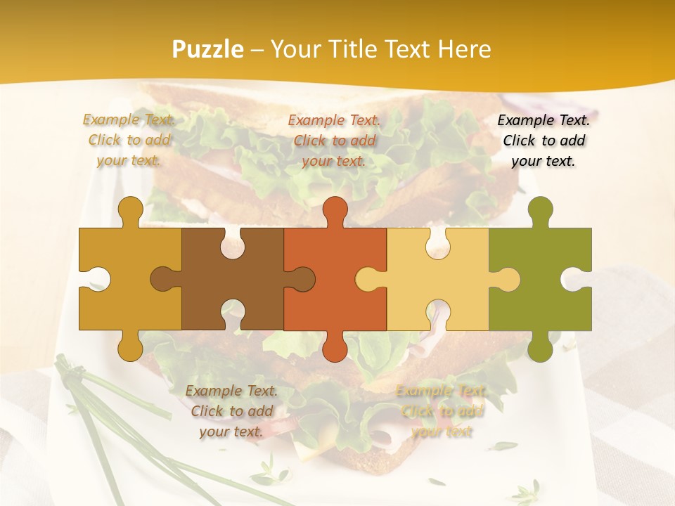 Tomato Salad Meal PowerPoint Template