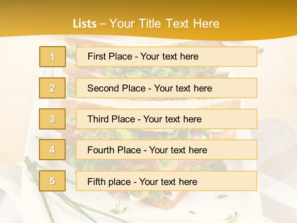Tomato Salad Meal PowerPoint Template