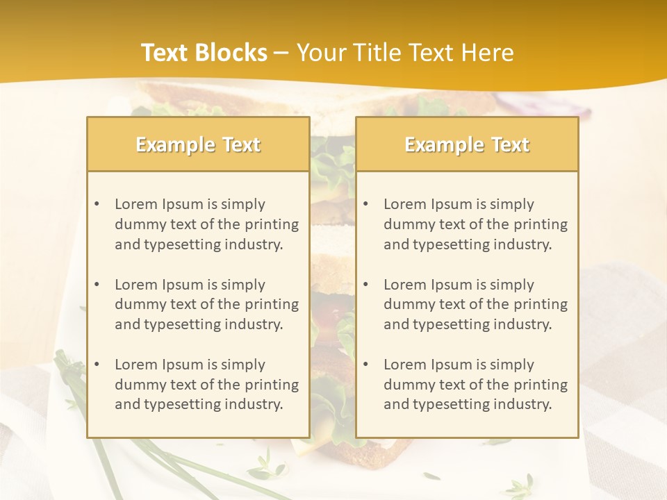 Tomato Salad Meal PowerPoint Template