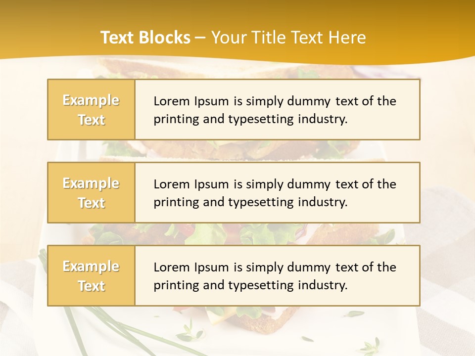 Tomato Salad Meal PowerPoint Template